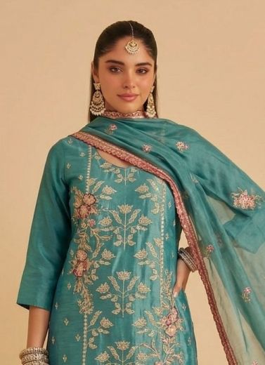 SERIES 7095 - Catalog # 65063 (Set of 3 Readymade Salwar Suits)