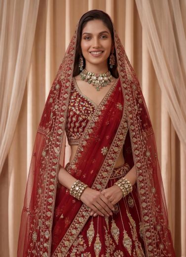 SERIES 2994 - Catalog # 65096 (Set of 2 Semi-Stitched Lehengas)