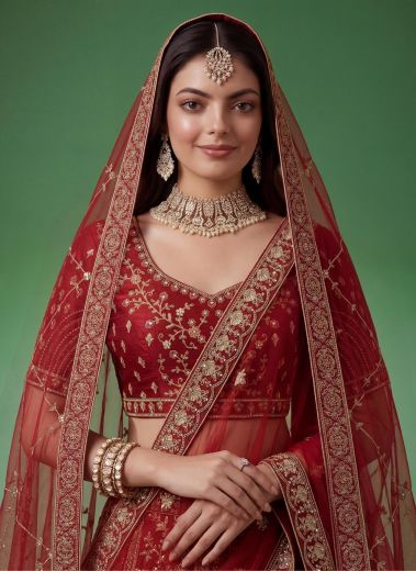 SERIES 2995 - Catalog # 65102 (Set of 2 Semi-Stitched Lehengas)