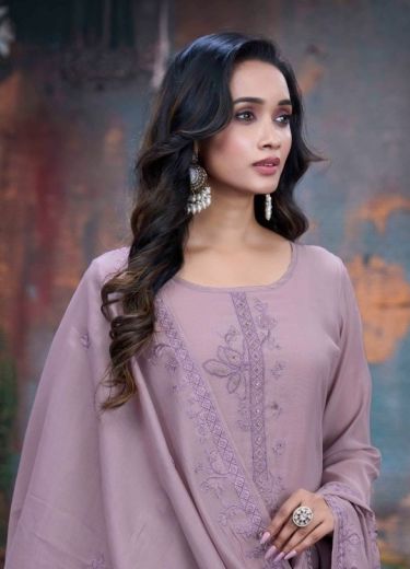 ADORA - Catalog # 65105 (Set of 4 Semi-Stitched / Un-Stitched Suits)