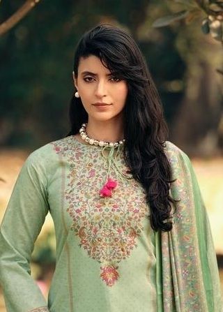 KANI QUEEN - Catalog # 65121 (Set of 6 Semi-Stitched / Un-Stitched Suits)
