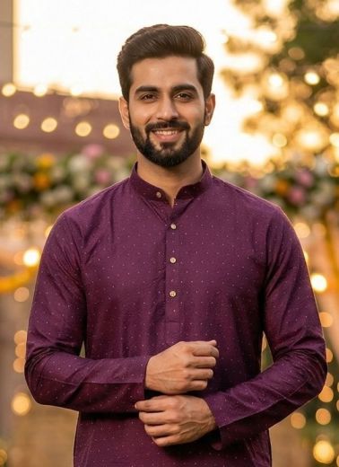 SHUBH - Catalog # 65137 (Set of 8 Men's Ethnic Wear)