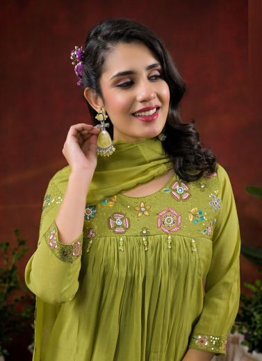 MISHKA - Catalog # 65154 (Set of 4 SIZE-SETS [Readymade Salwar Suits])