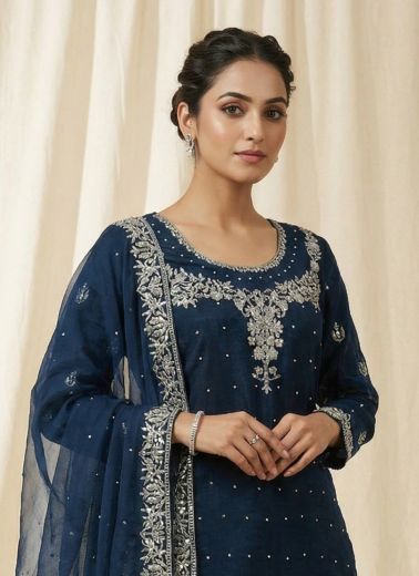 SERIES 10078 - Catalog # 65155 (Set of 4 Readymade Salwar Suits)