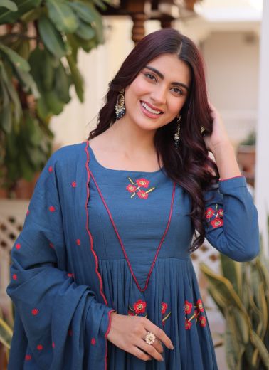 SERIES 1245 - Catalog # 65201 (Set of 2 Readymade Salwar Suits)