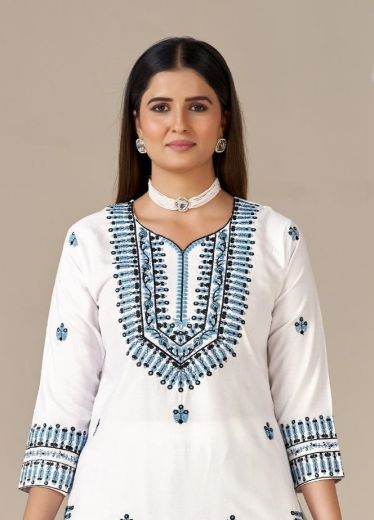 FARIDA - Catalog # 65212 (Set of 2 Readymade Salwar Suits)