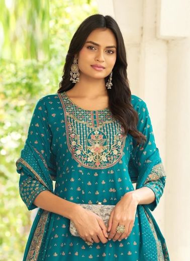 HUMA - Catalog # 65237 (Set of 6 Readymade Salwar Suits)