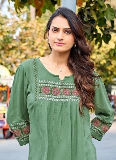 EMLEE - Catalog # 65257 (Set of 6 Readymade Women's Kurtis / Tops)
