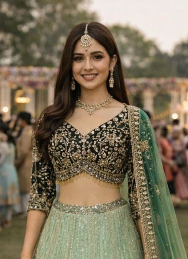 ROSY - Catalog # 65264 (Set of 2 Readymade Lehengas)