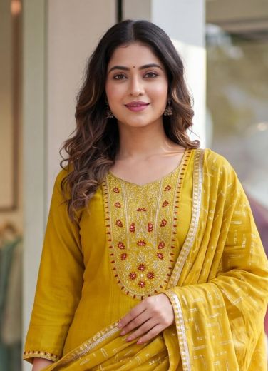 MONALISA 1 - Catalog # 65266 (Set of 6 Readymade Salwar Suits)