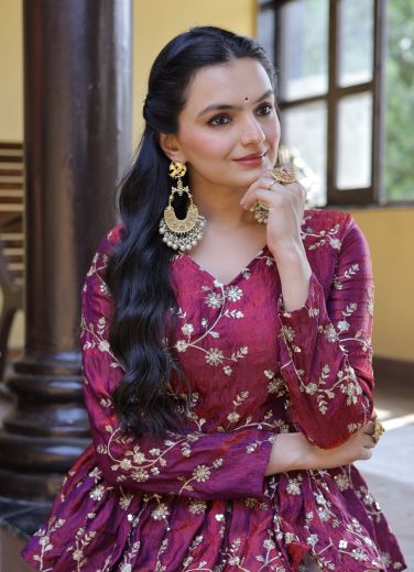 SERIES 7163 - Catalog # 65269 (Set of 3 Readymade Lehengas)