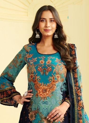 HERITAGE - Catalog # 65291 (Set of 17 Semi-Stitched / Un-Stitched Suits)