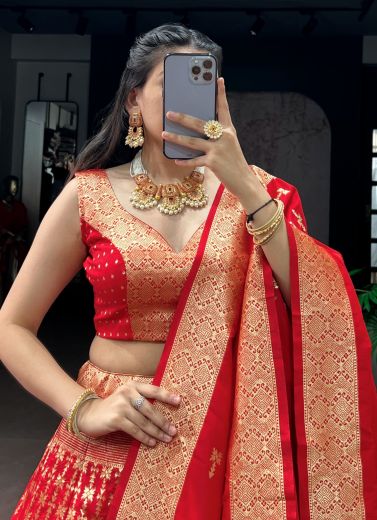 SERIES 2059 - Catalog # 65304 (Set of 2 Semi-Stitched Lehengas)