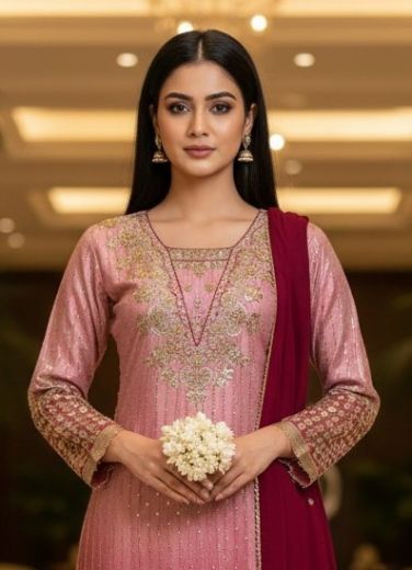 SERIES 1350 - Catalog # 65340 (Set of 2 Readymade Salwar Suits)
