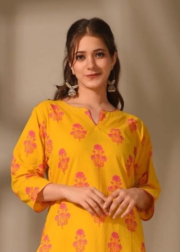 OFFICE WEAR 1 - Catalog # 65357 (Set of 9 Readymade Women's Kurtis / Tops)
