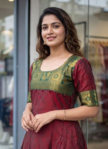 KALYANI - Catalog # 65358 (Set of 6 Readymade Women's Kurtis / Tops)