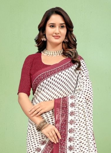 SUPER STAR CHIFFON 232 - Catalog # 65380 (Set of 12 Sarees)