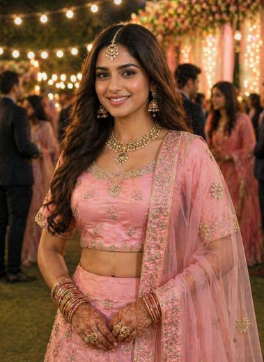 SHAMITA - Catalog # 65419 (Set of 2 Readymade Lehengas)