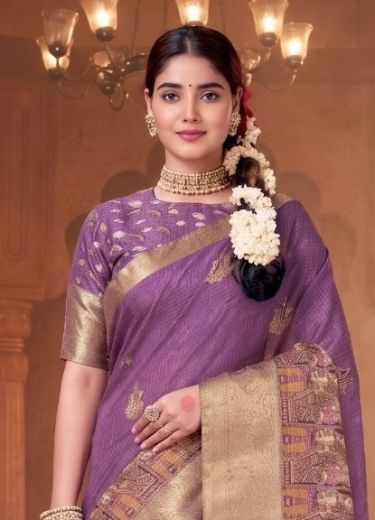 RANG CHATKILA 3100 - Catalog # 65430 (Set of 6 Sarees)