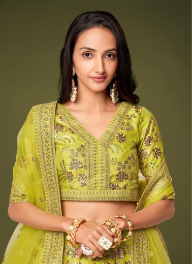 MODERN VIBES 2 - Catalog # 65453 (Set of 6 Semi-Stitched Lehengas)
