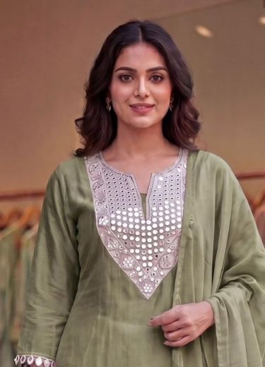PINTEREST PREMIUM 3 - Catalog # 65460 (Set of 6 Readymade Salwar Suits)