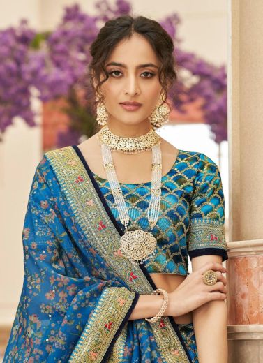 CULTURAL 2 - Catalog # 65462 (Set of 10 Semi-Stitched Lehengas)