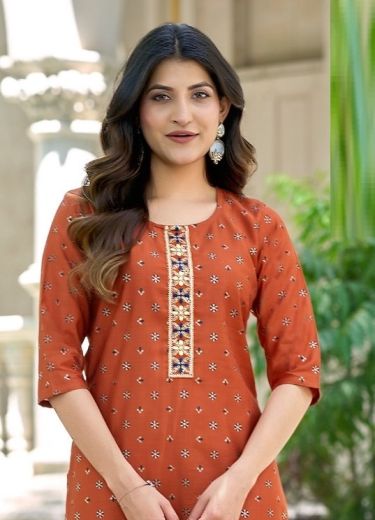 ZULFI 2 - Catalog # 65465 (Set of 8 Readymade Women's Kurtis / Tops)