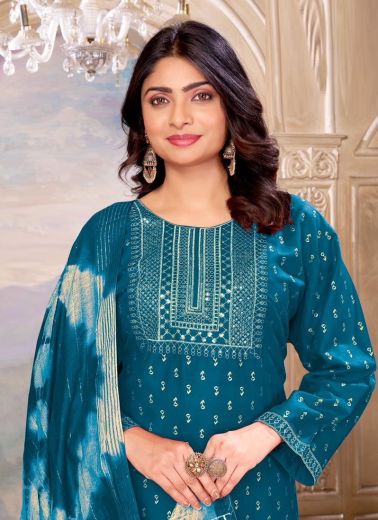 MAHIRA 4 - Catalog # 65478 (Set of 6 Readymade Salwar Suits)