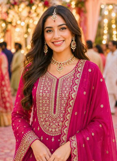 HIMA - Catalog # 65483 (Set of 3 Readymade Salwar Suits)