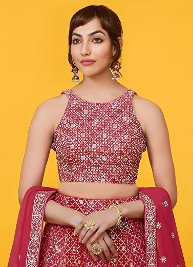 VOLUME 34 - Catalog # 65485 (Set of 10 Semi-Stitched Lehengas)