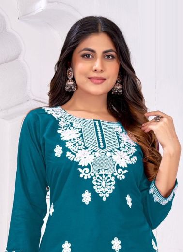 VIHONA - Catalog # 65488 (Set of 6 Readymade Women's Kurtis / Tops)