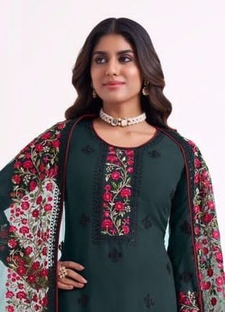 ALMORA 7 - Catalog # 65503 (Set of 2 Semi-Stitched / Un-Stitched Suits)