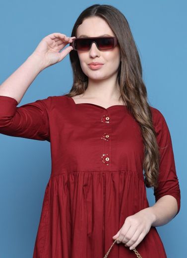 MAXI SERIES 301 - Catalog # 65532 (Set of 6 Readymade Women's Kurtis / Tops)
