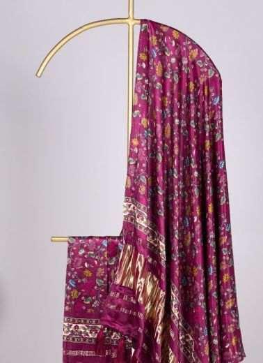 PURE GAJJI SILK DUPATTAS - Catalog # 65548 (Set of 13 Only Dupattas)