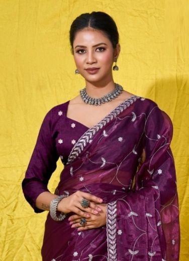 PLATINA - Catalog # 65561 (Set of 5 Sarees)