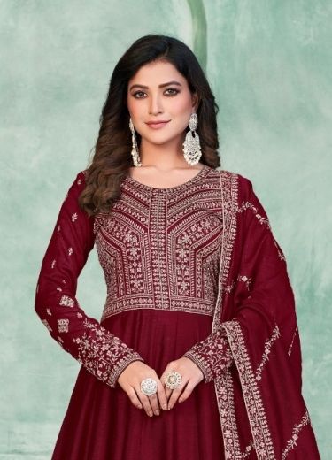 ANJUBAA 18 - Catalog # 65581 (Set of 4 Readymade Salwar Suits)