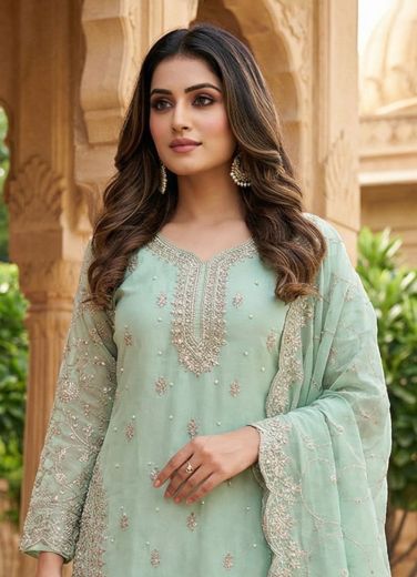SERIES 10047 - Catalog # 65597 (Set of 4 Readymade Salwar Suits)