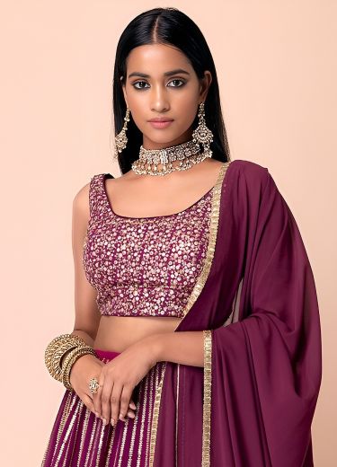 VOLUME 27 - Catalog # 65642 (Set of 5 Semi-Stitched Lehengas)