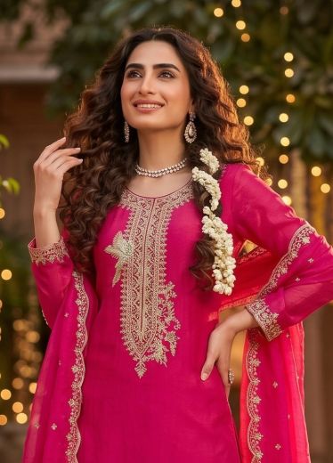 ROOHAA 18 - Catalog # 65658 (Set of 5 Readymade Salwar Suits)