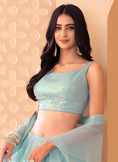 VOLUME 27 - Catalog # 65680 (Set of 2 Semi-Stitched Lehengas)