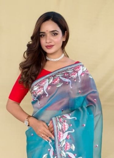 ROYAL GABANNA SILK - Catalog # 65704 (Set of 6 Sarees)