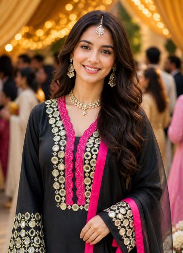 JANKI - Catalog # 65714 (Set of 2 Readymade Salwar Suits)