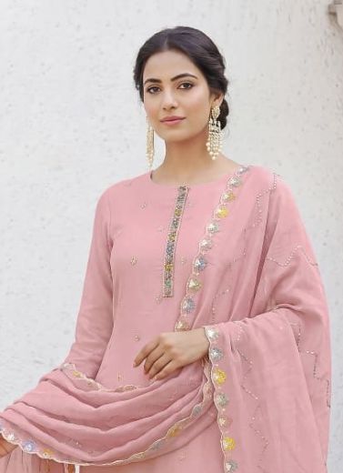 VANIKA - Catalog # 65722 (Set of 4 Semi-Stitched / Un-Stitched Suits)
