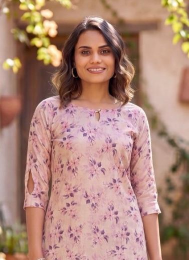 TRISHA - Catalog # 65726 (Set of 3 Readymade Women's Kurtis / Tops)