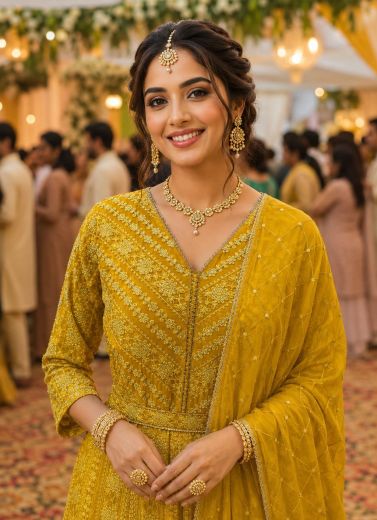 SAJNI - Catalog # 65735 (Set of 2 Readymade Gowns)