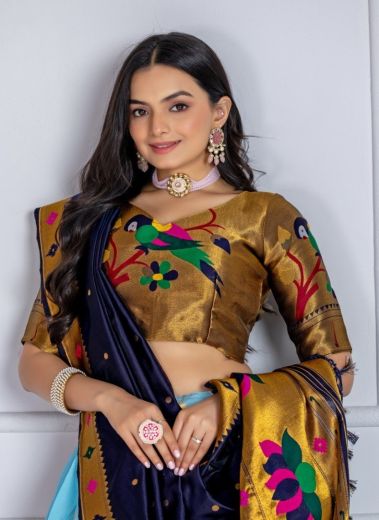 SERIES 1118 - Catalog # 65744 (Set of 3 Semi-Stitched Lehengas)