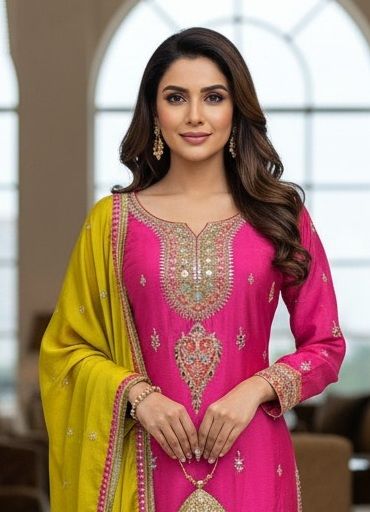 SERIES 2083-2086 - Catalog # 65748 (Set of 4 Readymade Salwar Suits)