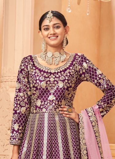 AANAYA 157 - Catalog # 65754 (Set of 4 Readymade Salwar Suits)