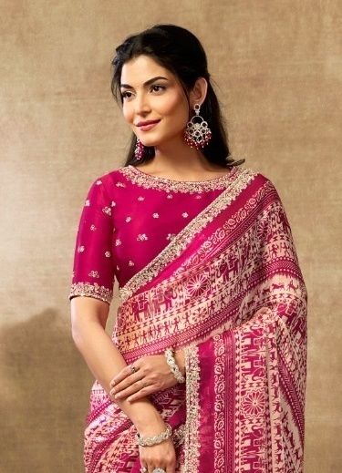 ELITE OASIS - Catalog # 65758 (Set of 16 Sarees)