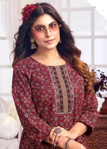 ESHANI 4 - Catalog # 65792 (Set of 8 Readymade Women's Kurtis / Tops)